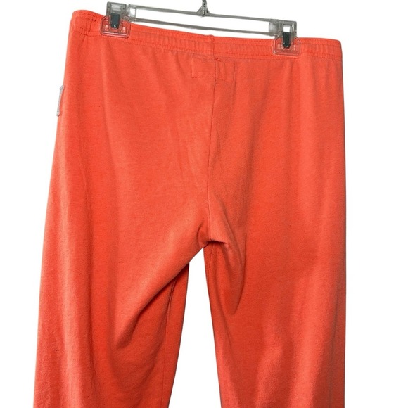 Abercrombie & Fitch Capri Joggers M Coral FITCH '92 Logo Y2K Lounge Sweatpants - Picture 4 of 11